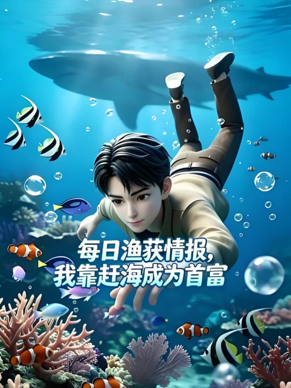 每日渔获情报，我靠赶海成为首富海报